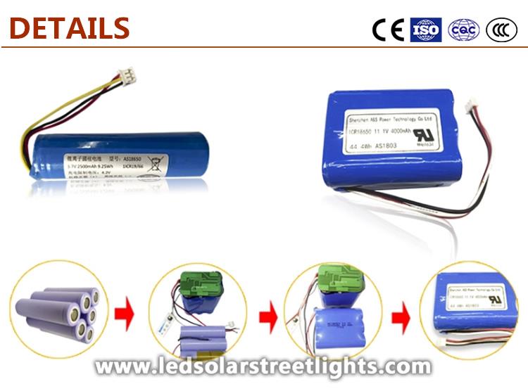 Details of Solar Powered Rechargeable Batteries